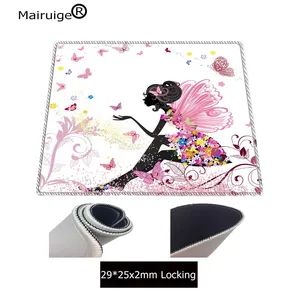 Коврик для мыши Mairuige для девочек и бабочек, для ноутбука