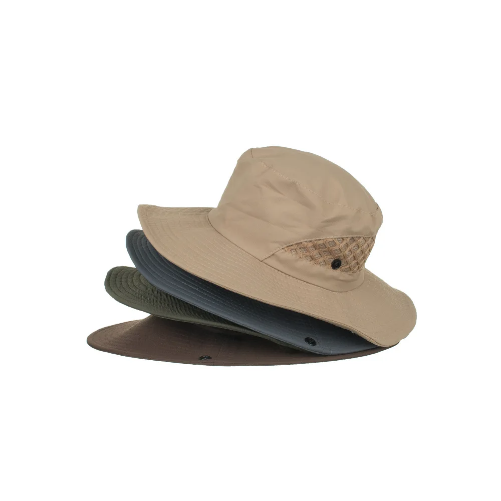 Шляпа от солнца Helisopus Мужская дышащая сетчатая однотонная рыболовная Кепка с