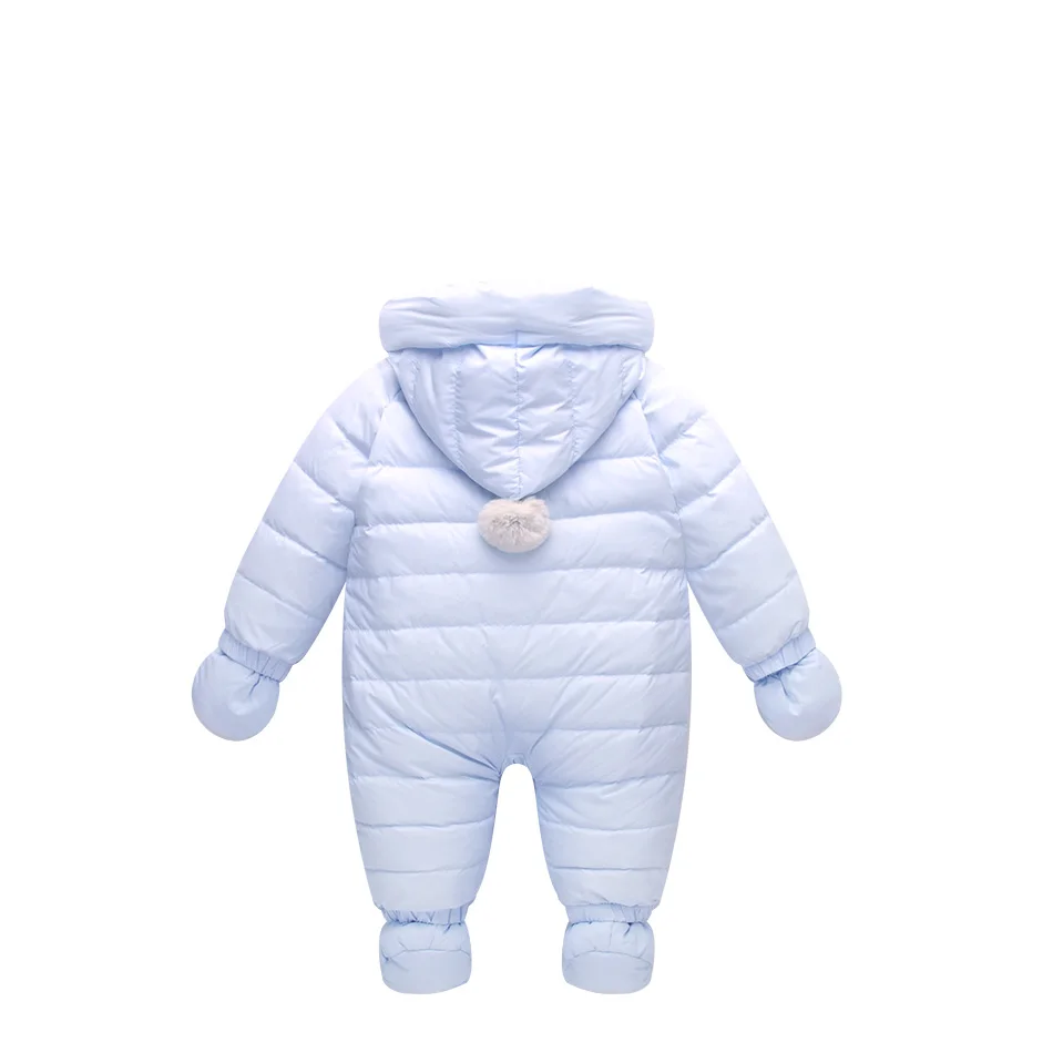 Новинка 2017 года зимний пуховик для девочек пальто зимние комбинезоны малышей