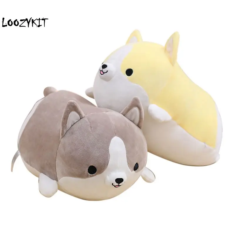 Loozykit 35 см/50 см плюшевые корги собака кукла игрушка Дети Спящая задняя подушка
