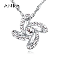 anka windmill crystal pendant necklaces rhinestone jewelry for lover women crystal necklace gift mothers day gift 129738