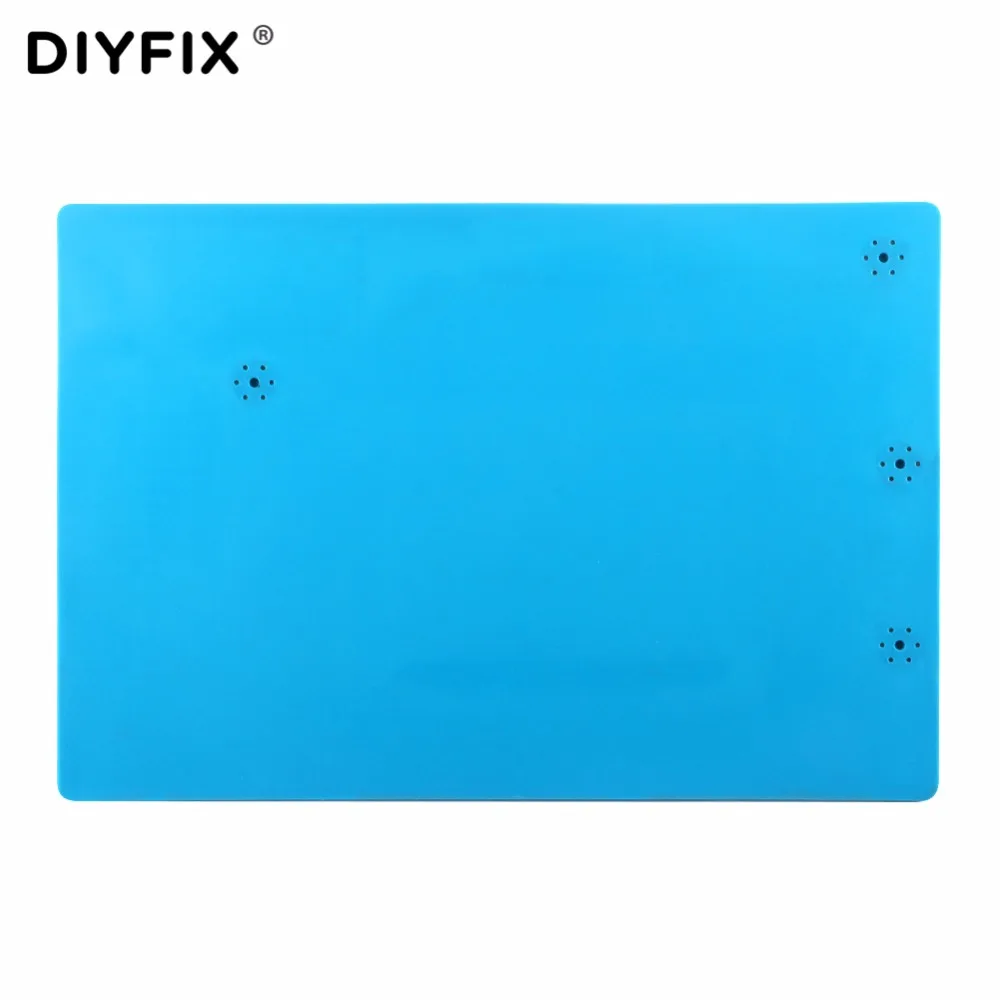 DIYFIX S150 Магнитный силиконовый коврик Горячий воздушный пистолет станция термостойкая изоляция Настольный коврик мобильный телефон BGA паяльник инструмент для ремонта
