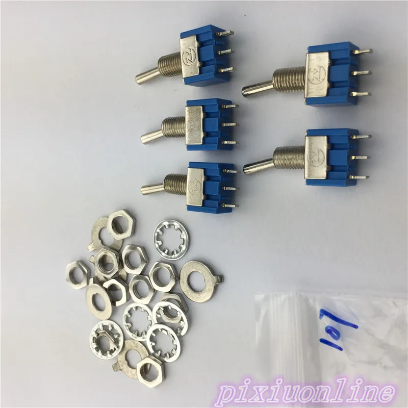 G107 высокое качество 5 шт./лот Mini 3 Pin SPDT ON 6A 125V 3A250VAC тумблеры лидер продаж 2017|toggle