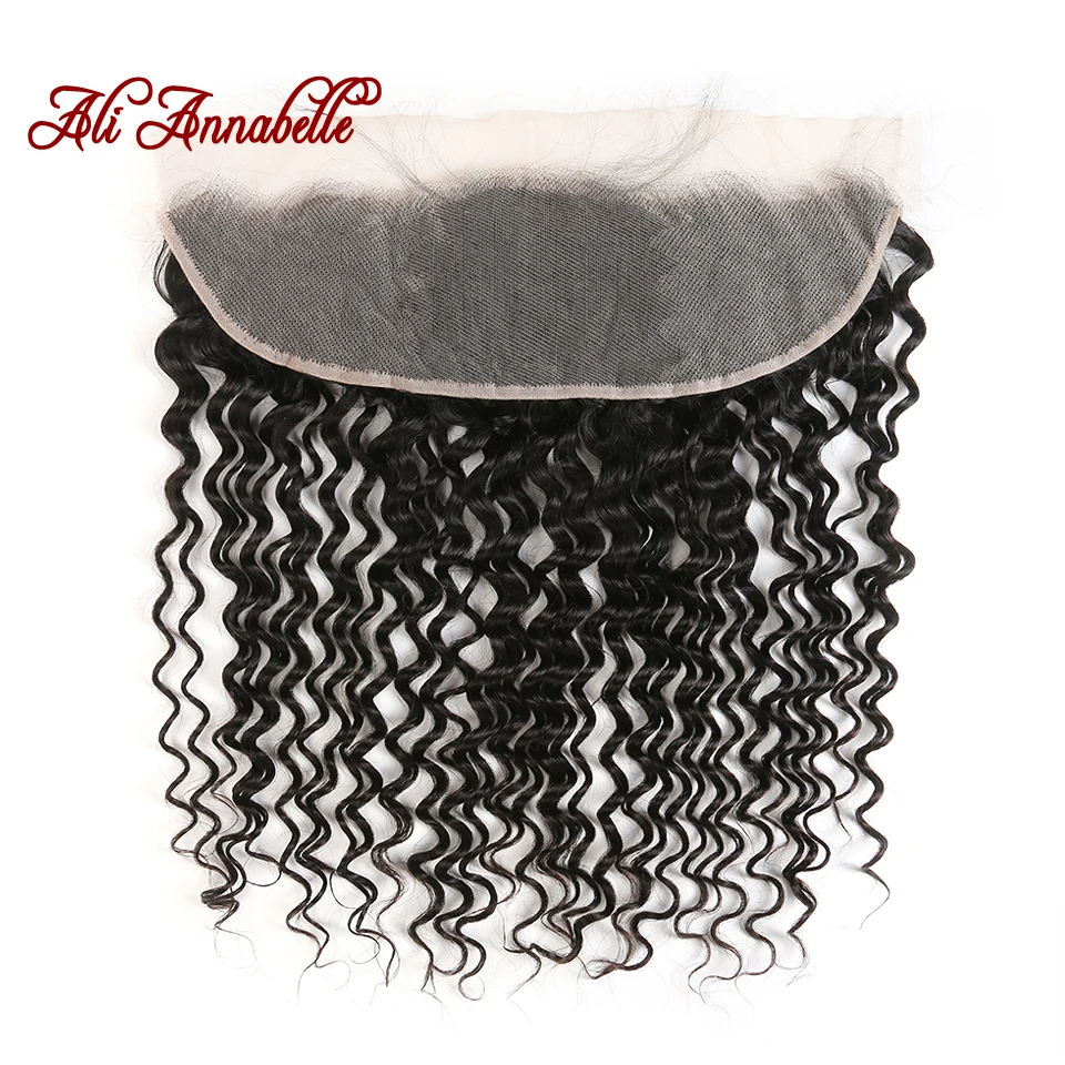 13*4 глубокая волна Прозрачная Кружевная фронтальная связь свободная от