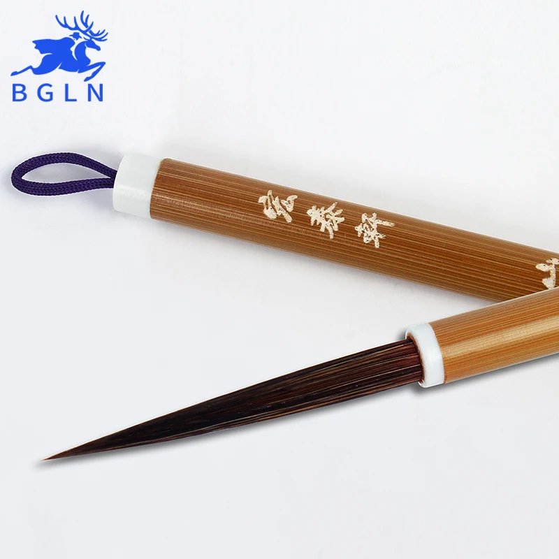 1 шт. ласка волос каллиграфия Кисточки ручка Китайский живопись шерстяные