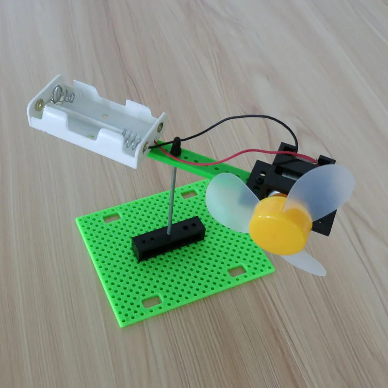DIY модель строительные наборы логистический эксперимент группа интерес Программирование солнечной VR монтажный вентилятор в виде глобуса генератор - Цвет: DT0217