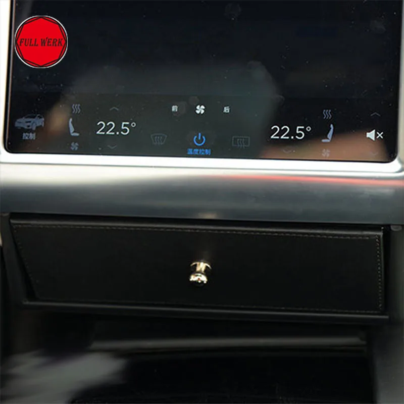 Ящик для хранения очков с центральной консолью Tesla Model X S контейнер лотка отсек из