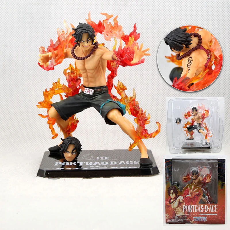 

Новое поступление 15 см аниме мультфильм One Piece Ace ПВХ экшн-Фигурки игрушки куклы для детей подарок