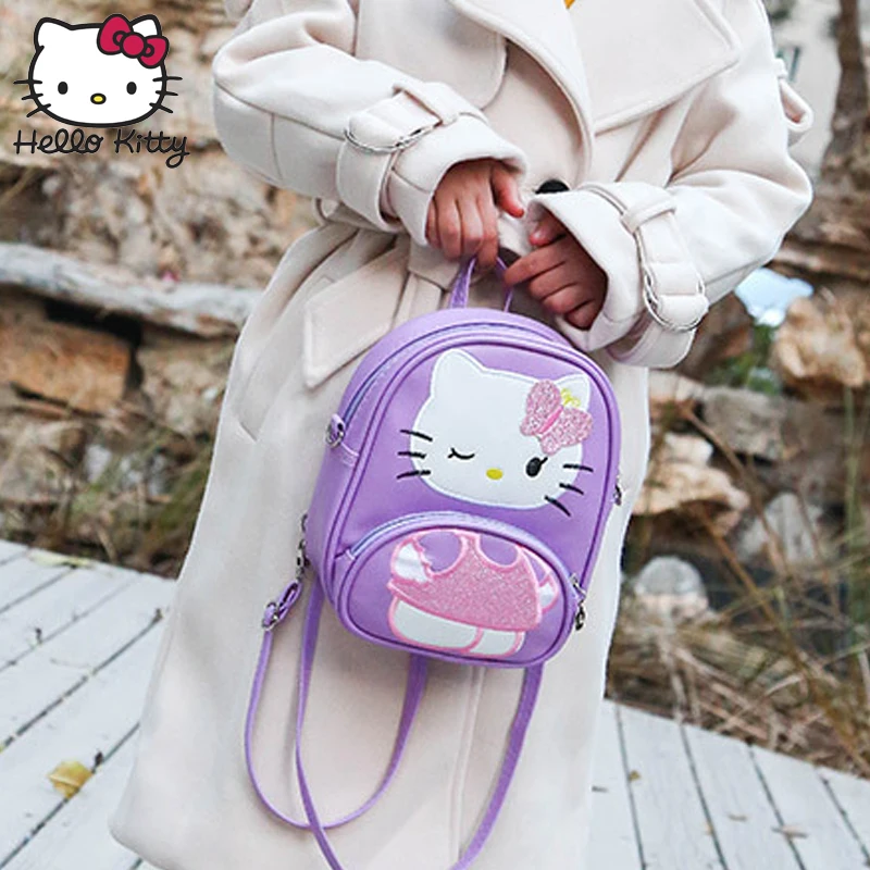 Сумка с мышкой Hello Kitty детский школьный рюкзак из искусственной кожи для девочек и