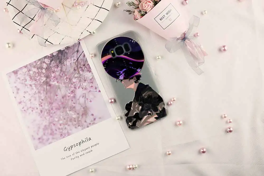 Чехол с рисунком для Samsung Galaxy S8 S9 S10 S20 S21 Plus Lite ультрачехол S10E S7 Edge аниме бродячие