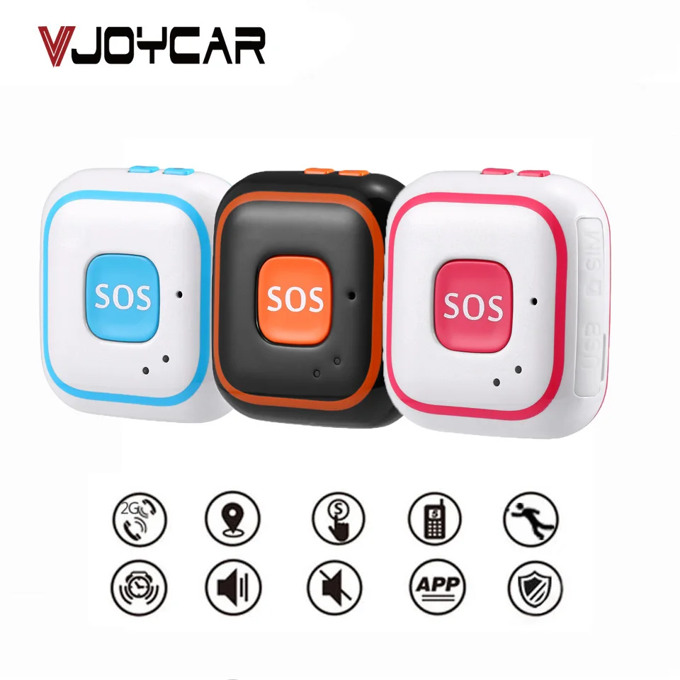 

V28 Kids Elder GPS Tracker Children Mini GPS Locator Pendant Two Way Calls Fall Alarm Free APP WIFI GPS LBS Tracking