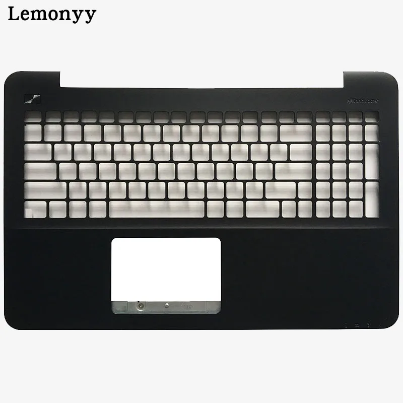 Blsck C shell Для ASUS A555 X555 K555 F555 W519L VM590L VM510 X554 верхняя крышка для ноутбука/нижний чехол с рогом 13NB0621AP0512 - Цвет: Blsck C shell