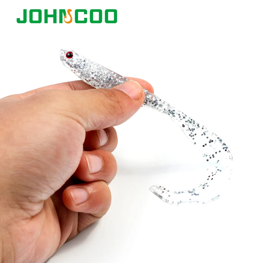 JOHNCOO 12 шт. Мягкая приманка рыболовная Grub Worm Isca искусственная см 6 г силиконовая для