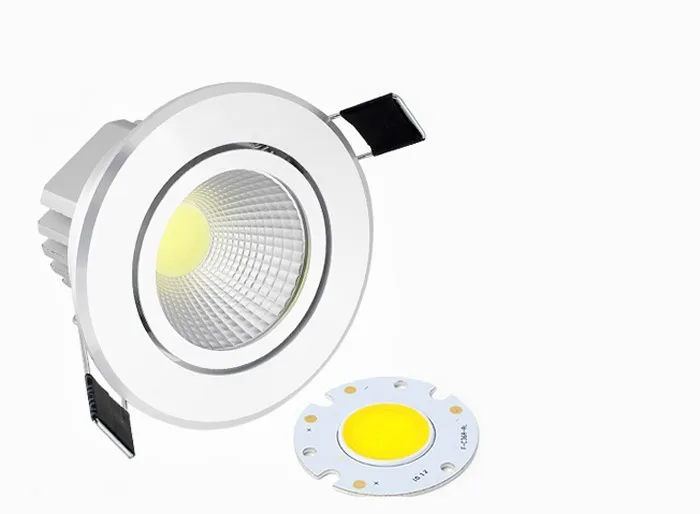 12 шт./лот 9 Вт Cob светодиодный потолочный светильник с регулируемой яркостью