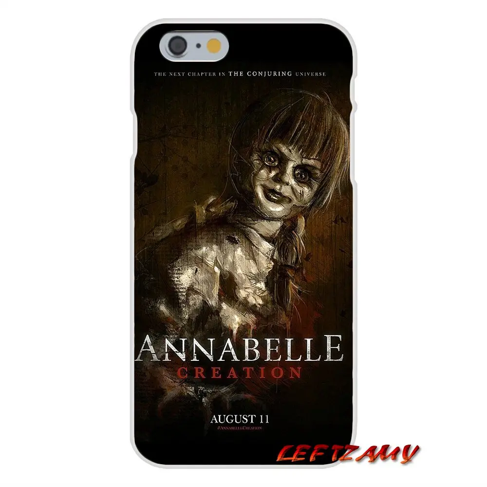Аксессуары чехлы для телефонов iPhone X 4 4s 5 5S 5C SE 6 S 7 8 Plus horror Annabelle Creation 2017 | Мобильные