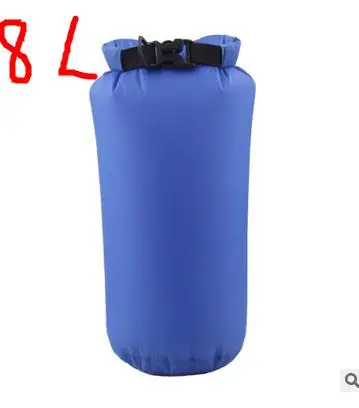 8l-blue Luckstone 8L 15L ультралегкий Водонепроницаемый Открытый сухой сумки Красочные Складные портативные мешки для кемпинга Пешие прогулки спасательный жилет - Цвет: 8l-blue