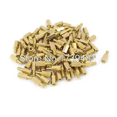 

100Pcs M3 Male Female Thread Brass PCB Spacer Hex Standoff Pillar 9mm