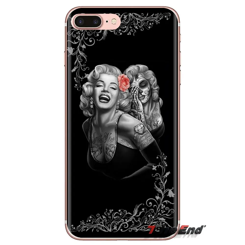 Прозрачный мягкий чехол для iPod Touch Apple iPhone 4 4S 5 5S SE 5C 6 6S 7 8 X XR XS Plus MAX Мэрилин Монро Pinup