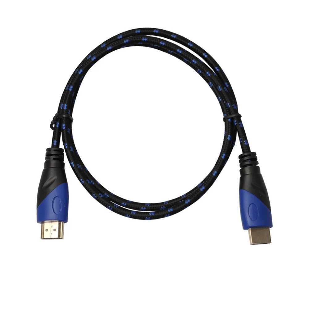 Кабель REXLIS с нейлоновой оплеткой HDMI 1080P 3D V1.4 Быстрая Скорость 0,5 м 1 м 1,8 м 3 м 5 м 10 м 15 м HDMI код для проектора PS4 HDTV
