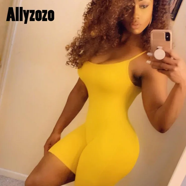 Allyzozo женский сексуальный пляжный спортивный костюм на тонких бретелях
