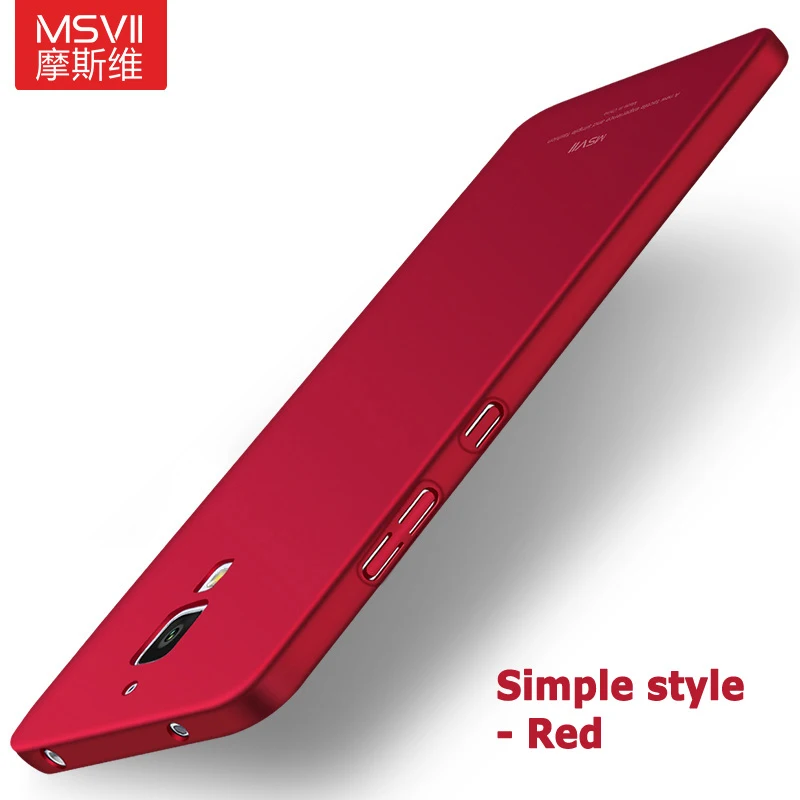 Чехол для Xiaomi Mi 4 C MSVII Тонкий матовый чехол 4c 4i Xio c PC жесткий Mi4c Mi4i 4I |