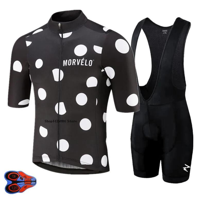 Morvelo мужские наборы для велоспорта с коротким рукавом летняя одежда 2019 Pro Team Новая