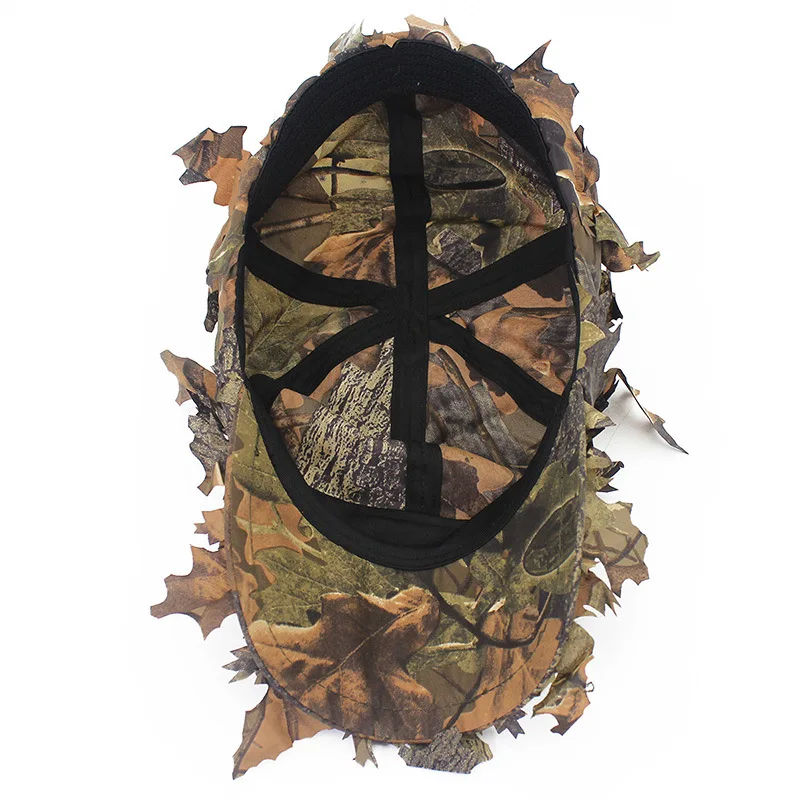 Унисекс 3D лист подлый Камуфляж КЕПКА тактическая камуфляжная бейсбольная кепка