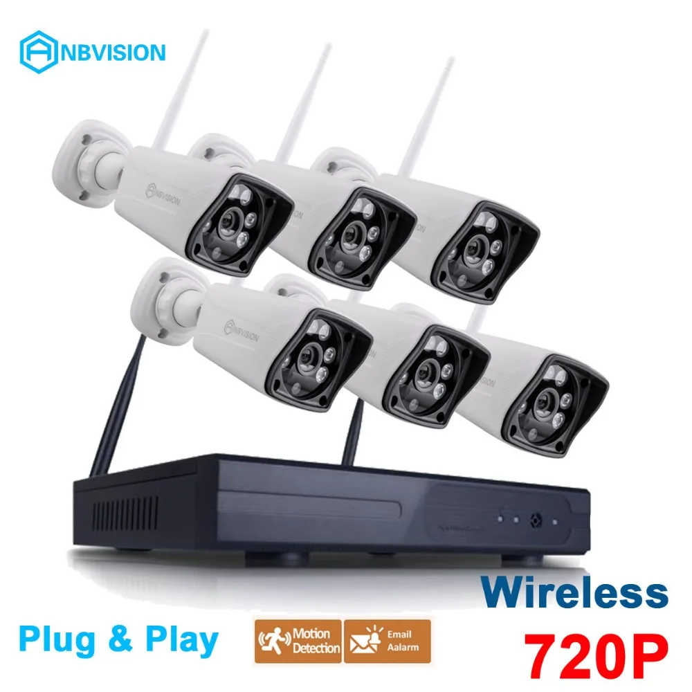 Eyessys прозрачная защитная пленка Wi Fi 720 P 6 шт. сетевой Камера Системы P2P NVR IP домашний