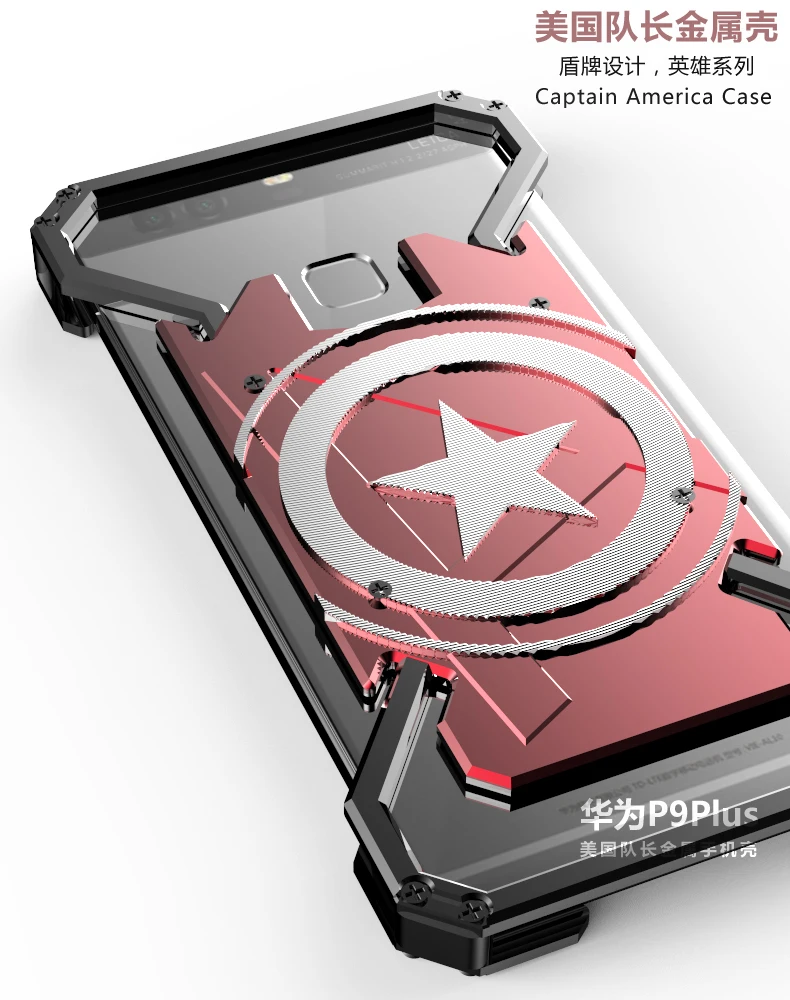 Металлический Чехол Super Hero для Huawei P30 Pro P20 Lite P10 P9 Plus Nova 5 5i 4 3 3i 3e 2 2S чехол с кольцом для телефона с изображением Человека-паука