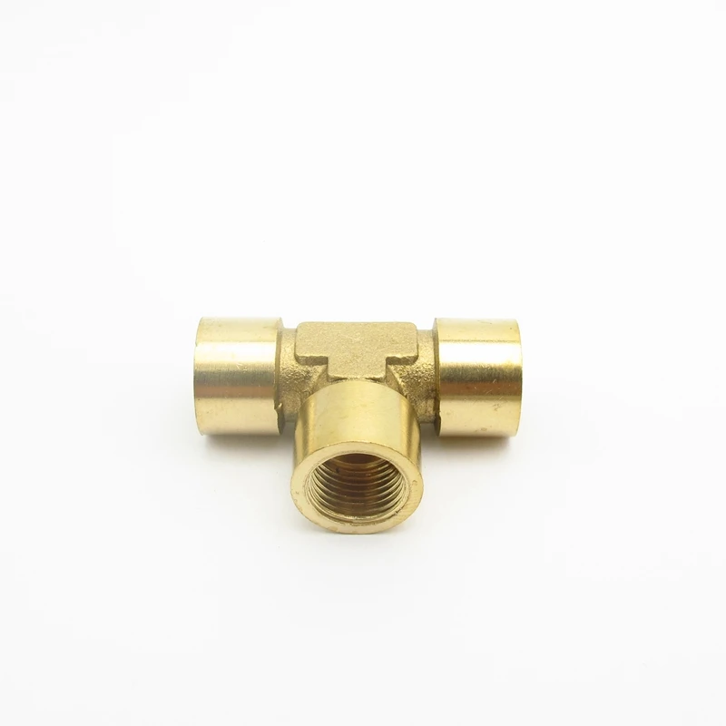1/8&quot BSP Female Thread Tee Type 3 Way Brass Pipe Fitting Adapter Coupler Connector For Water Fuel Gas | Обустройство дома