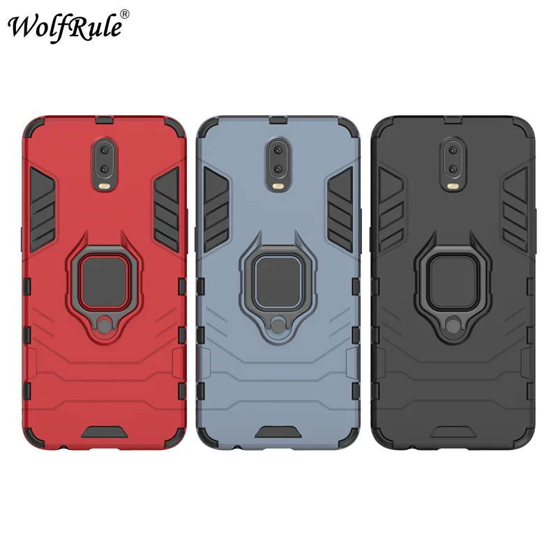 WolfRule OPPO R17 чехол для телефона из ТПУ Жесткий ПК Чехол держатель кольца подставка