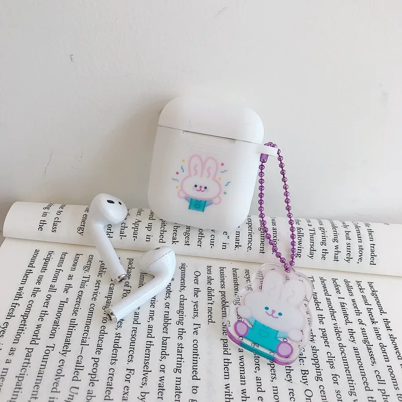 Чехол с мультяшной улыбкой для наушников Airpods 2 Чехол защитный чехол для Airpods 1 чехол для наушников Мягкие силиконовые наушники-капельки чехол сумка