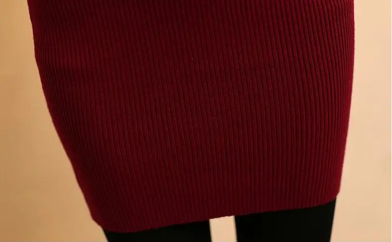 Женское трикотажное платье свитер с V образным вырезом|dress for|dress for womensweater dress |