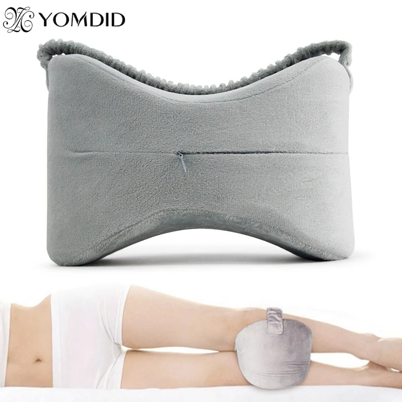 

Memory Foam Knee Pillow Leg Cushions Body Pillows Side Sleeper Travel Under Knee Sleeping Gear Sciatica Pain Relief Back Support