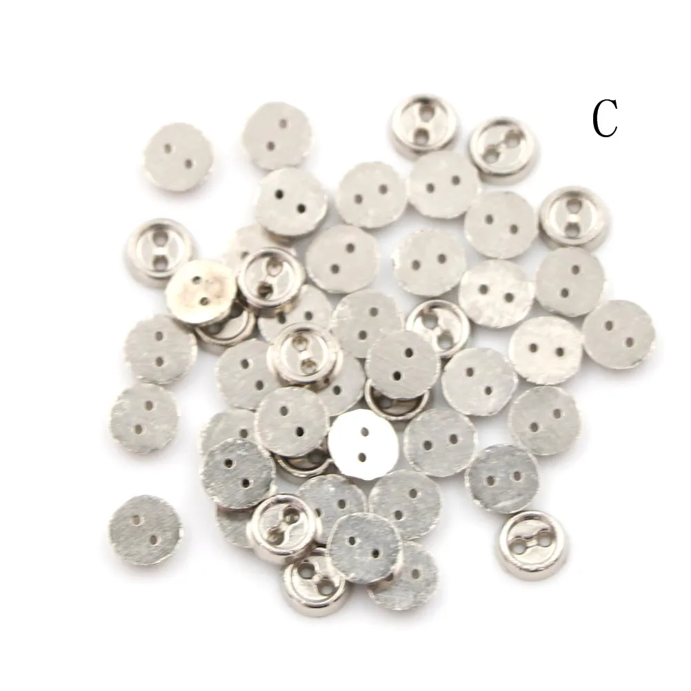 50pcs/lot 5mm Mini Doll Buttons Ultra-small Buckle Belt Shoes For Blyth Clothing Buckles | Игрушки и хобби