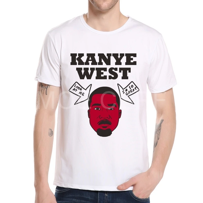 2020 камуфляж Для мужчин s Kanye футболка West в стиле хип хоп короткий рукав с круглым