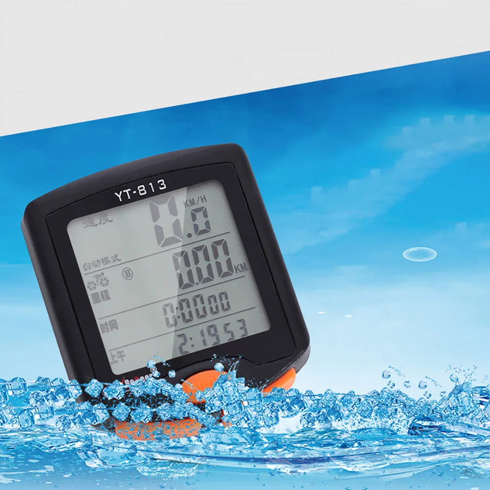 Bike Computer Bicycle Speed Meter Digital Bike Computer Multifunction Waterproof Sports Sensors Bicycle Computer Speedometer
