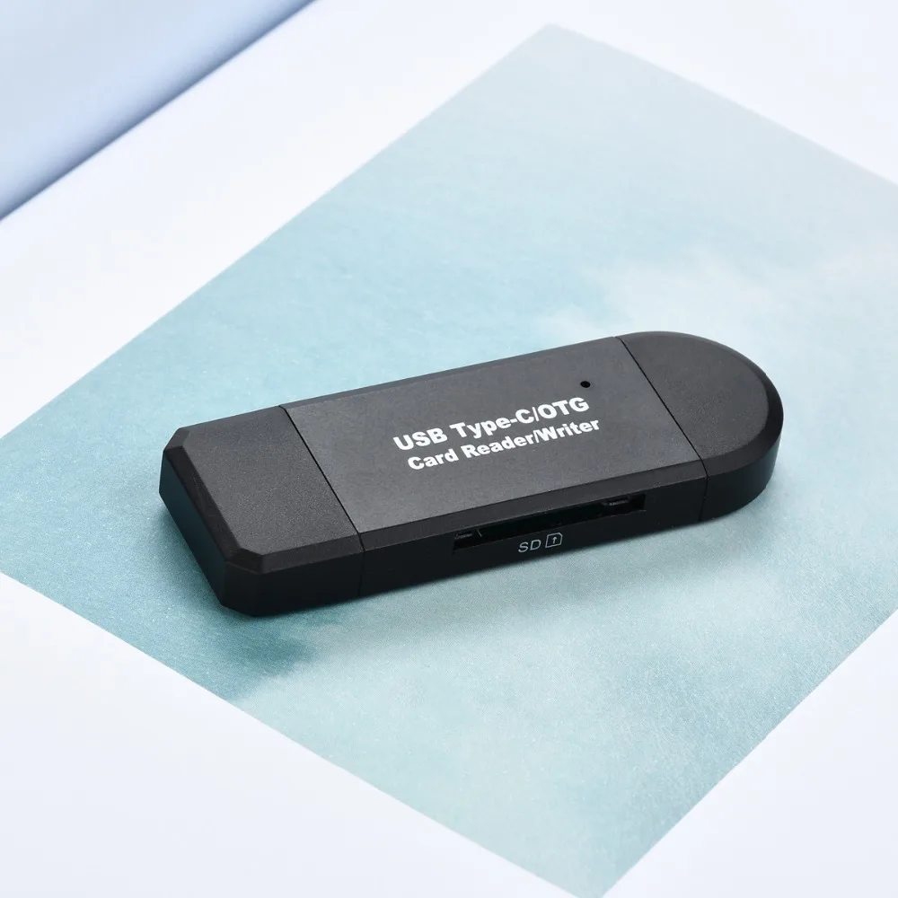 USB 2,0 2 в 1 USB кард-ридер флэш-накопитель высокоскоростной Универсальный OTG TF/SD карта для Android телефона компьютерная кардридер расширение