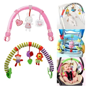 Hot sale lovely Stroller Lathe Car Seat Cot Hanging toys baby play Travel baby infant baby Toys educ