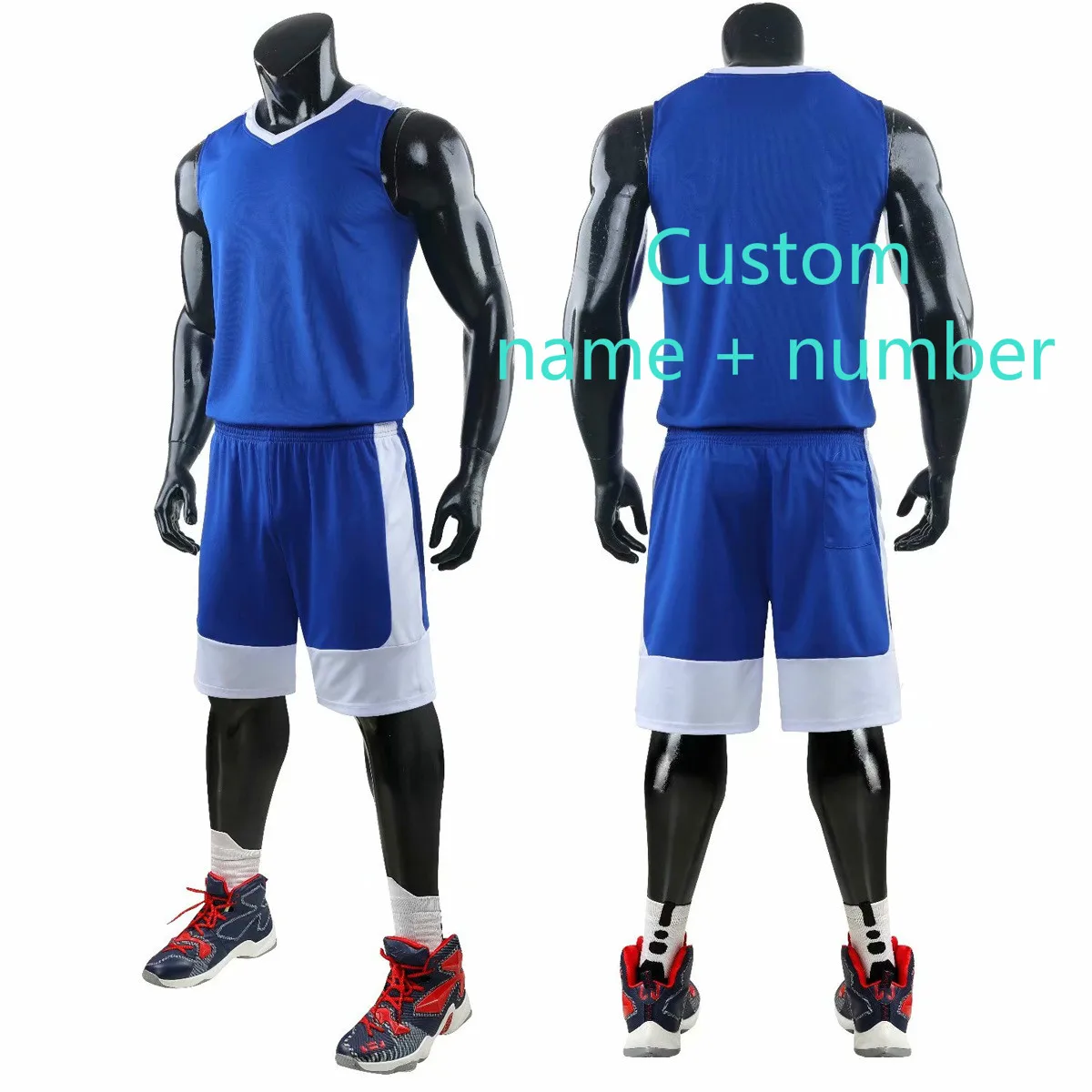 Custom name number Новинка, мужской баскетбольный набор для колледжа, Униформа, комплекты, детская спортивная одежда для мальчиков, баскетбольные майки, костюмы, тренировочные костюмы, индивидуальные - Цвет: Custom name number