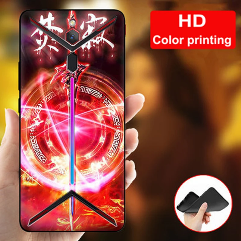 Для zte Nubia Red Magic Mars чехол игровой мультфильм Ультратонкий Мягкий силиконовый чехол красный волшебный Марс игровой телефон NX619J funda