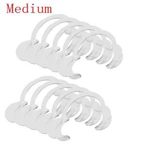 10 шт. прозрачный Ретрактор для щек C-образной формы, Ретрактор для щек, губ среднего размера