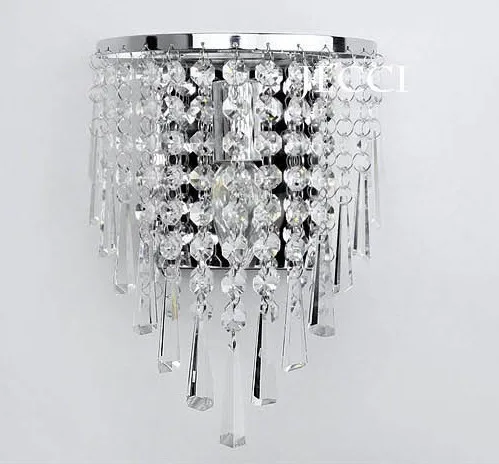 Распродажа современная мода Роскошный K9 Crystal LED E14 бра для Гостиная Спальня