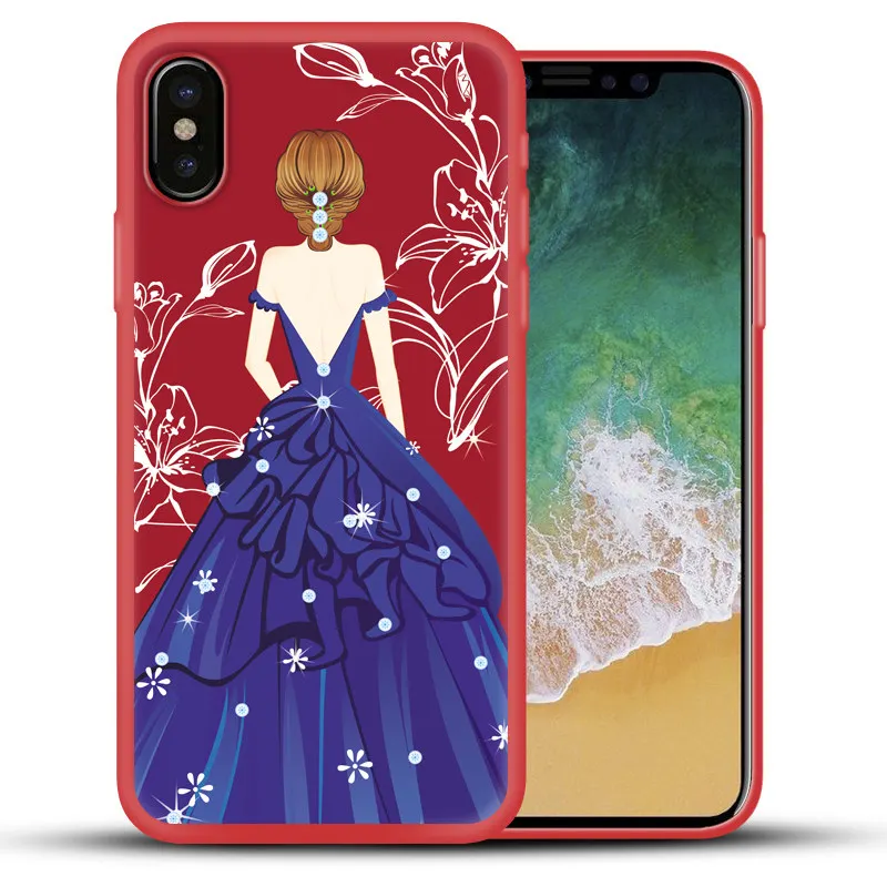 чехол на айфон 6 плюс Телефон чехлы для Apple iPhone 5 5S SE X Силиконовый Мультфильм