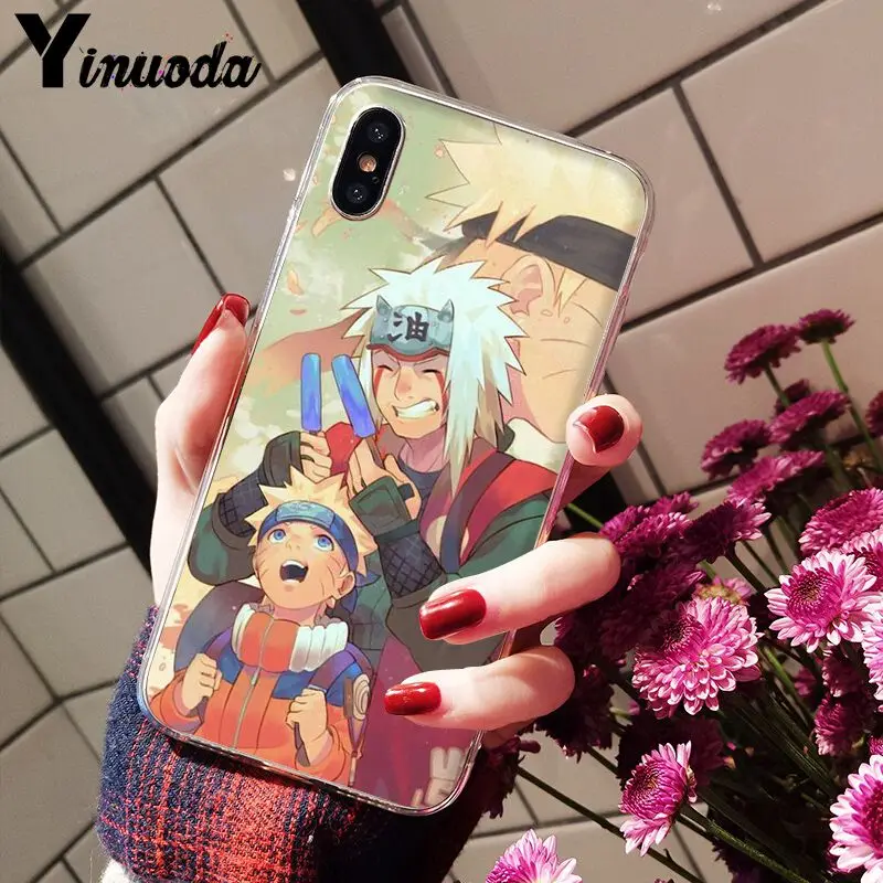 Yinuoda Hokage Naruto Kakashi Japanese anime Colorful Cute Phone Accessories Case for iPhone 8 7 6 6S Plus X XS MAX 5 5S SE XR | Мобильные