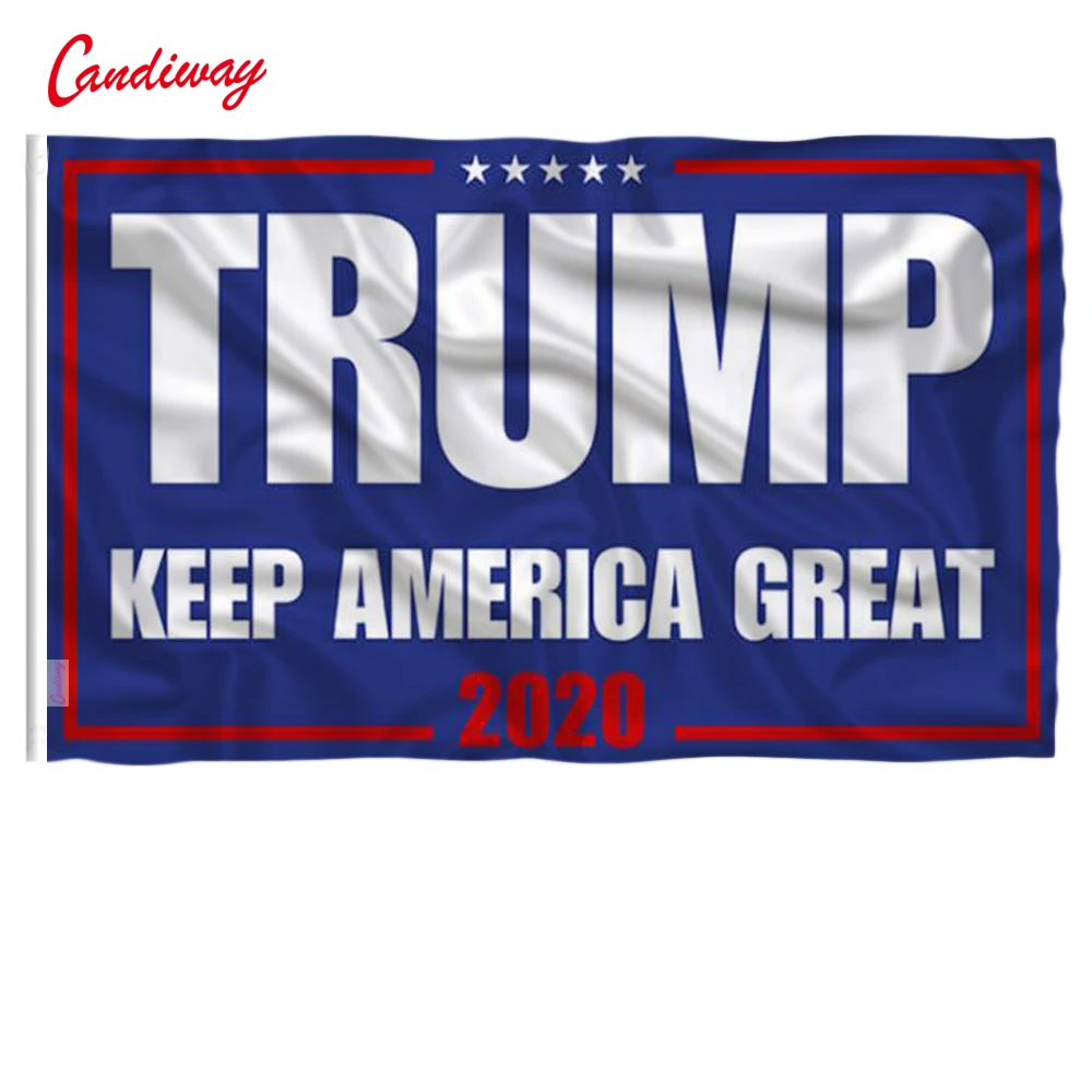 2020 USA American 3x5 Flag Make America Great Again Blue Donald Trump for President | Flags