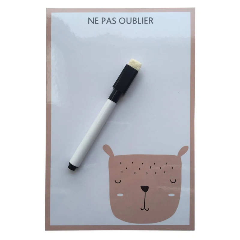 Коробка животных серии печатных сухой стирания Гибкие Магнитные доски/доски