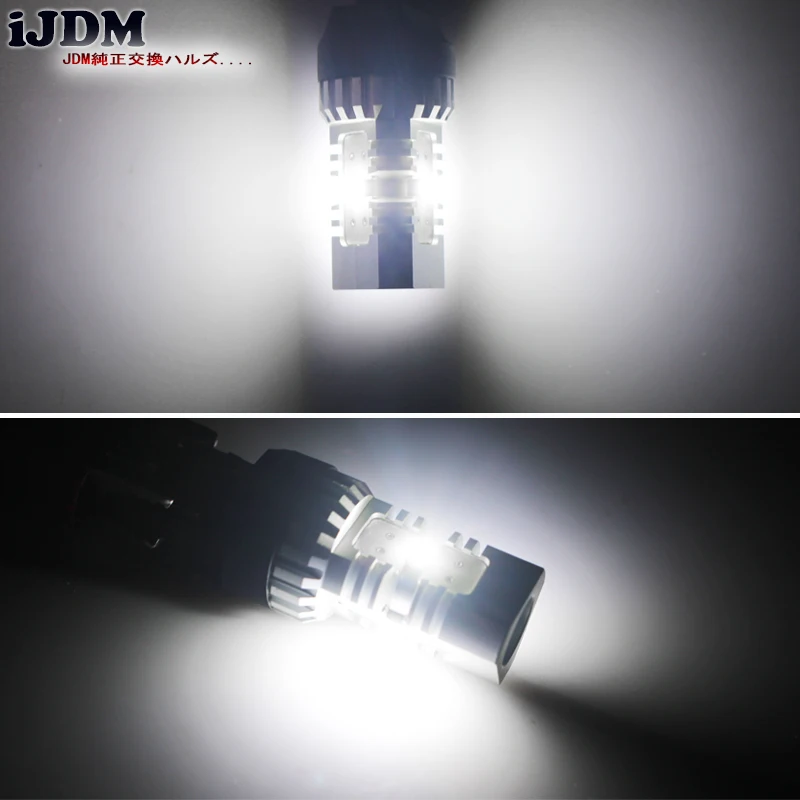 IJDM 6000K белый задний фонарь BAY15d светодиодный Canbus 1157 P21/5 Вт Светодиодный для
