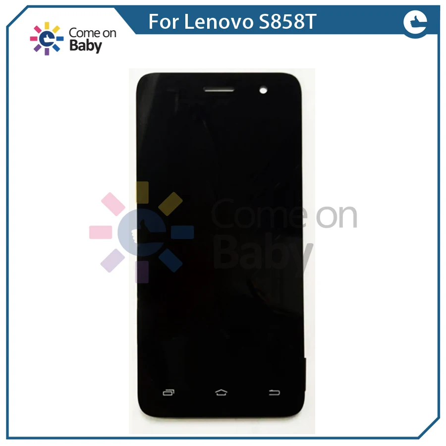 Для Lenovo S858T ЖК-дисплей сенсорный экран дигитайзер в сборе с рамкой (в наличии)