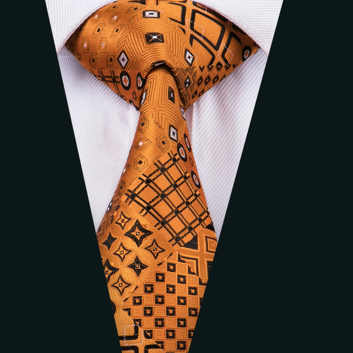 Женский роскошный дизайнерский коричневый модный галстук для мужчин